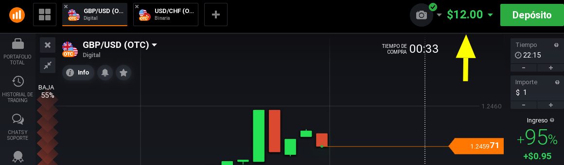 Cuenta real plataforma IQ option